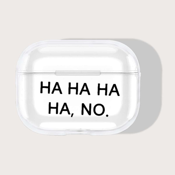 

Letter Graphic Case For, Clear