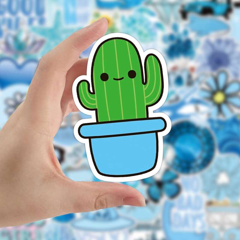 

50pcs Cartoon Graphic Sticker, Multicolor