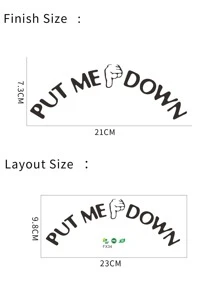 Slogan Graphic Toilet Sticker, Black PVC Waterproof Toilet Decal For Bathroom, Stickers, Wall Decal, Vinyl Decal For Home Decorations, Spring Decoration Items Refresh Your Home, Rama Decoration Stickers Gifts Birthday Graduation - Black - View 2