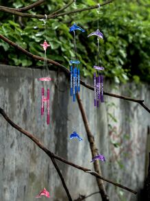3pcs Dolphin Design Wind Chimes - Multicolor - View 1