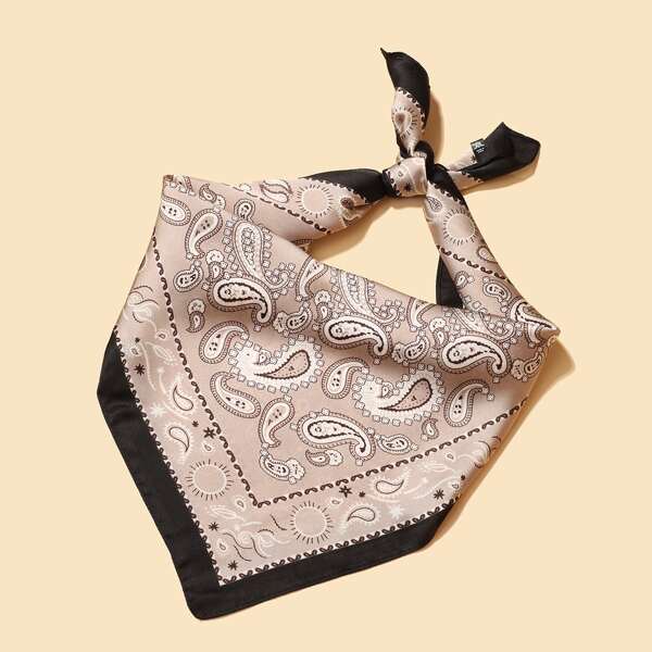 

Men Paisley Print Bandana, Multicolor