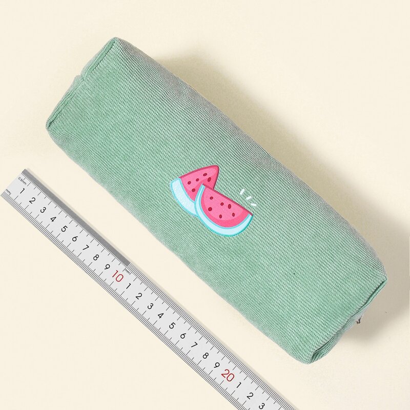 

Watermelon Print Pencil Bag, Mint green