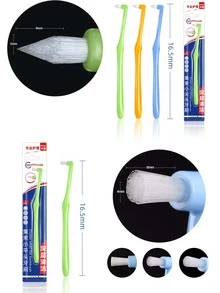 1 pièce Mini Brosse à dent de couleur aléatoire - Multicolore - Voir 2