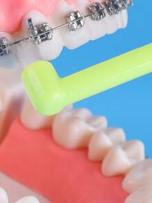 1 pièce Mini Brosse à dent de couleur aléatoire - Multicolore - Voir 5