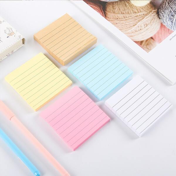 

1pc Random Color Sticky Note, Multicolor