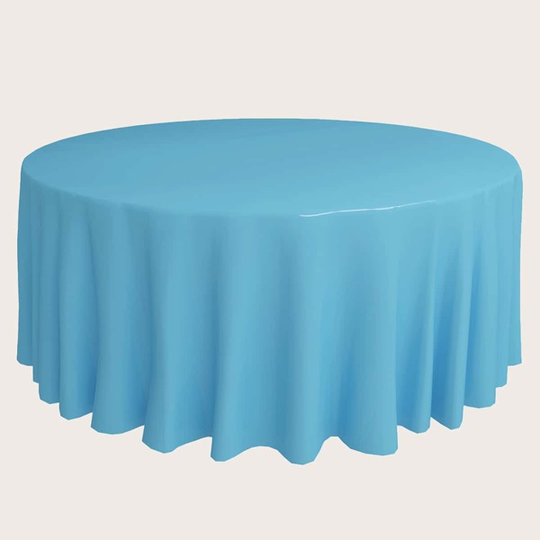 

Solid Color Disposable Tablecloth, Baby blue