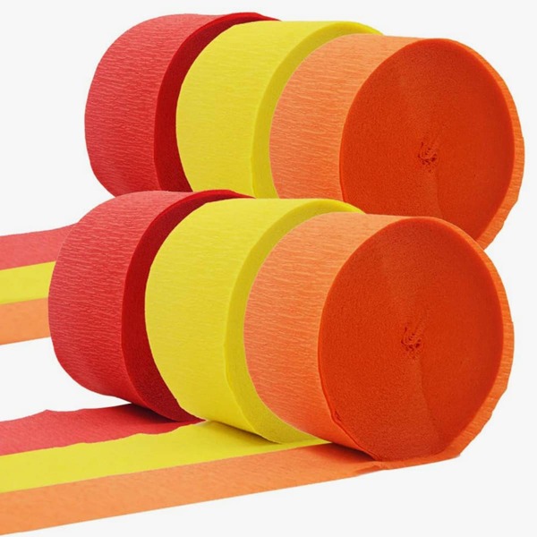 

6pcs Party Streamers, Multicolor