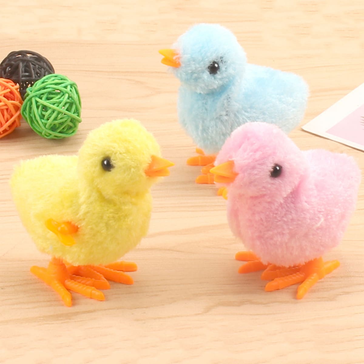 

1pc Duck Shaped Random Clockwork Toy, Multicolor