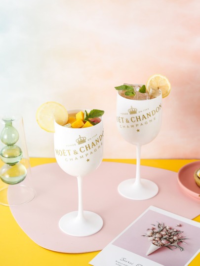 1pc Letter Graphic Cup