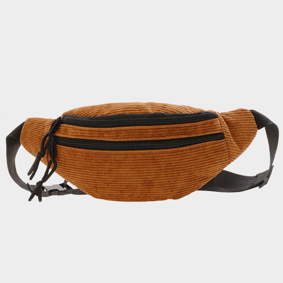 

Zipper Front Fanny Pack, Brown