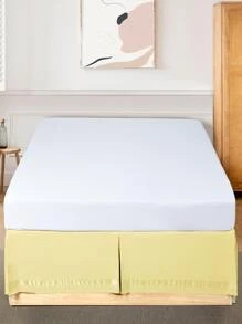 Solid Color Bed Skirt - Yellow - View 1