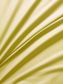 Solid Color Bed Skirt - Yellow - View 4