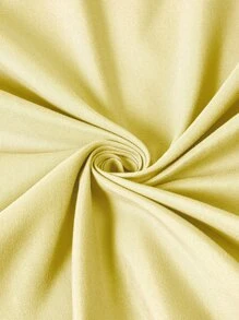 Solid Color Bed Skirt - Yellow - View 5