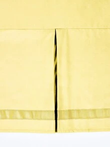 Solid Color Bed Skirt - Yellow - View 6