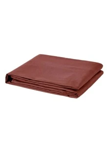 Plain Bed Skirt - Rust Brown - View 6