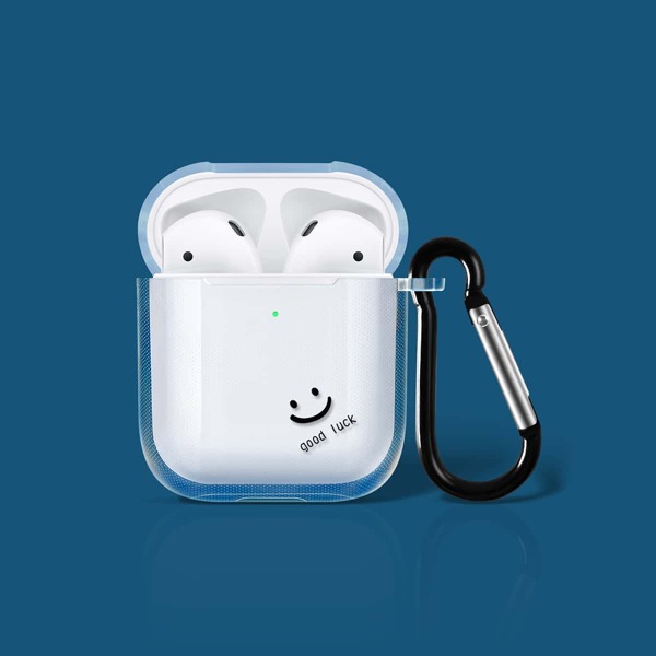 

Чехол для Airpods с мультипликационным узором, Прозрачный