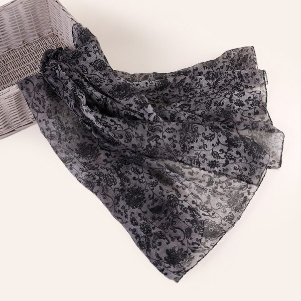 

Flower Print Scarf, Multicolor