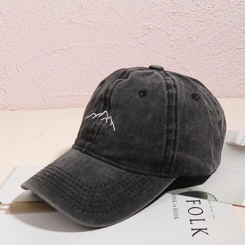 

Mountain Embroidered Baseball Cap, Grey