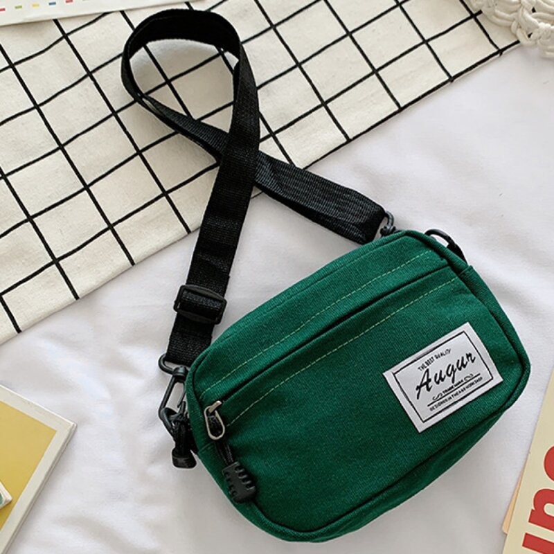 

Letter Patch Crossbody Bag, Green
