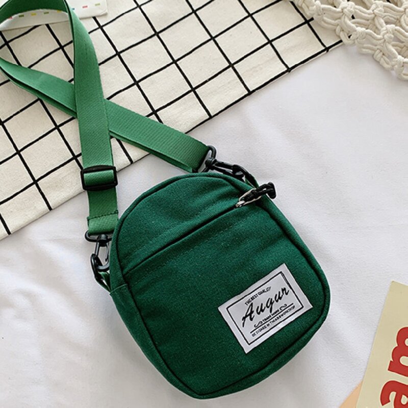 

Letter Patch Crossbody Bag, Green