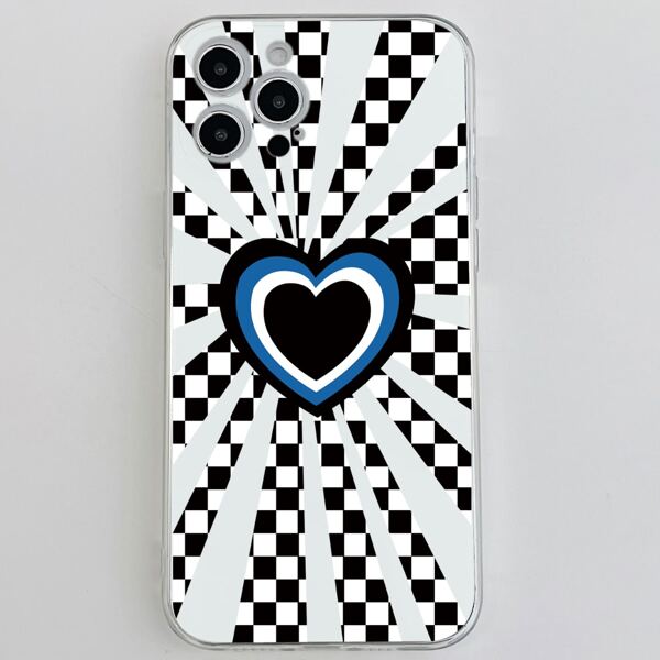 

Heart Pattern Phone Case, Multicolor
