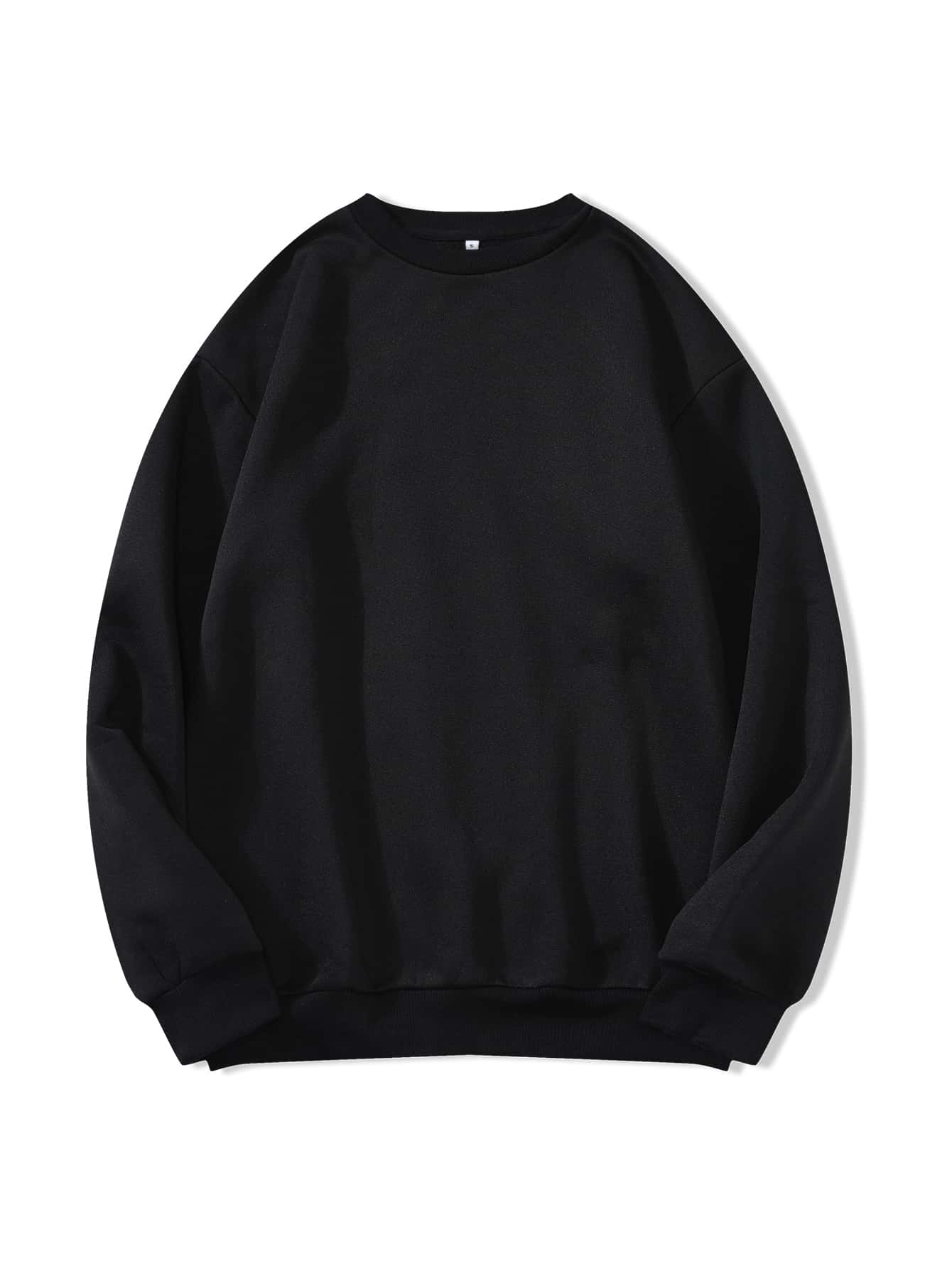 INAWLY Solid Drop Shoulder Sweatshirt,Long Sleeve Tops Graduation,Back To School Outfits,Graduation,Teacher Outfits For Women,Back To School