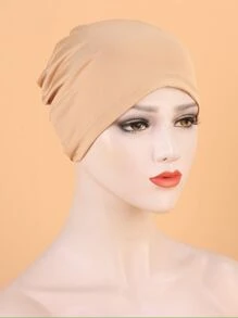 1 mũ đồng màu - Màu Khaki - Xem 1