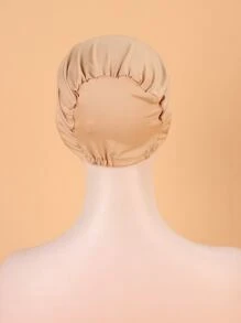 1 mũ đồng màu - Màu Khaki - Xem 2