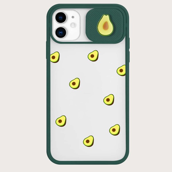 

Fruit Painted Phone Case, Dark green