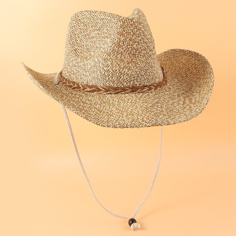 

Solid Straw Hat, Beige