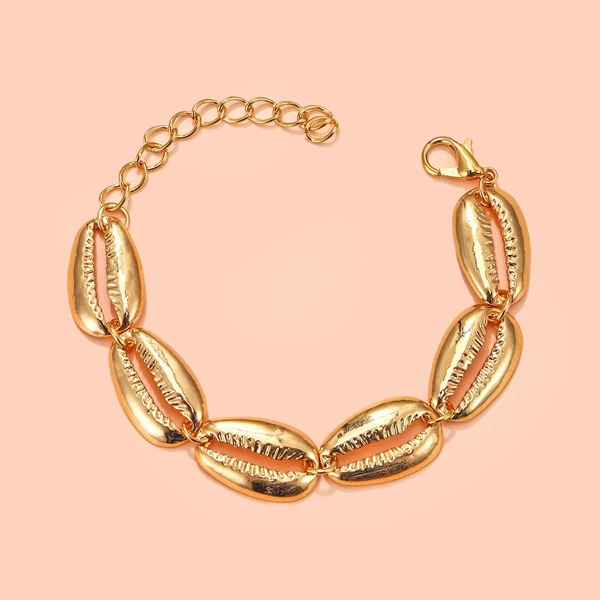 

Shell Decor Bracelet, Gold