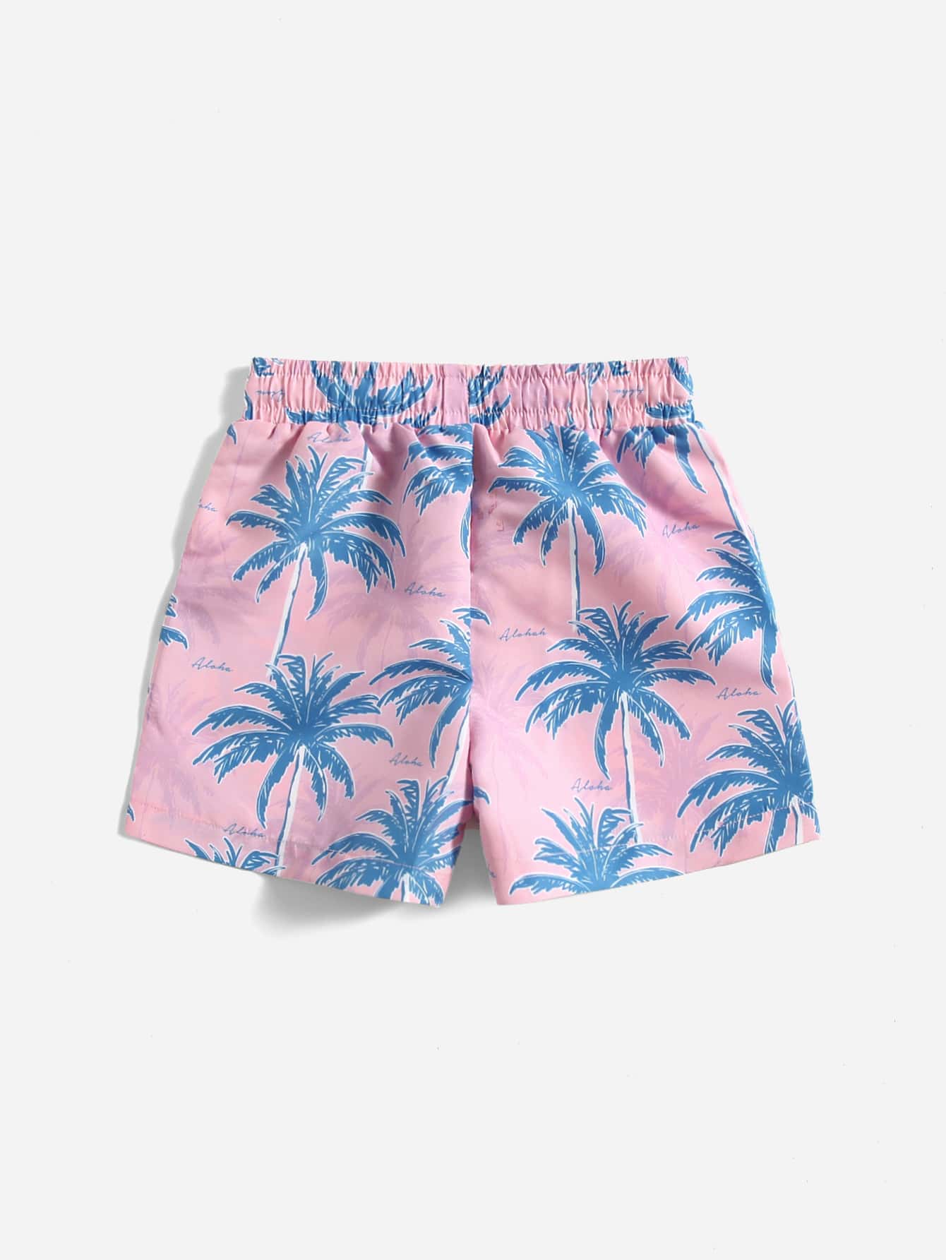 Tween Boy Coconut Print Swim Shorts - Multicolor - View 2