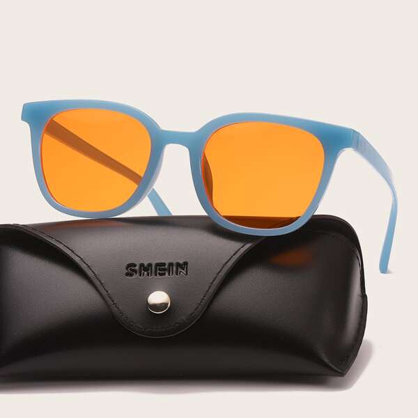 

Men Tinted Lens Sunglasses, Orange