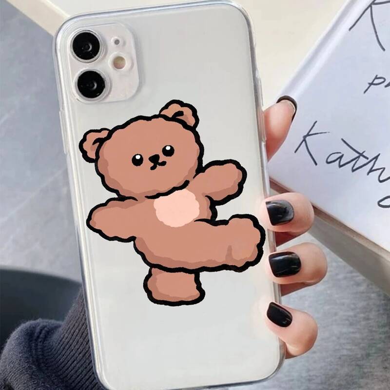 

Bear Pattern Phone Case, Multicolor