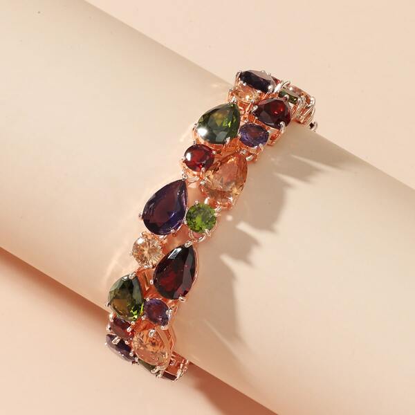 

Crystal Decor Bracelet, Multicolor
