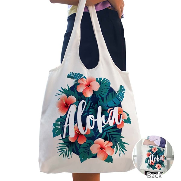 

Floral Graphic Shopper Bag, Multicolor