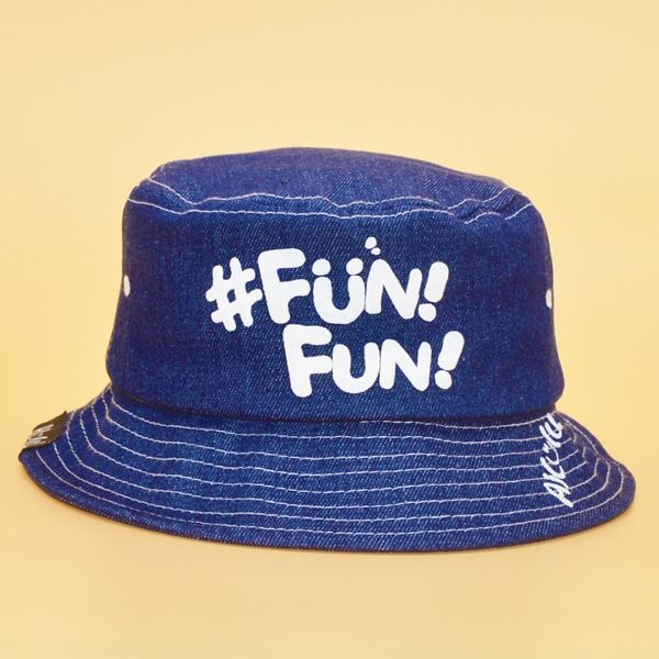 

Toddler Kids Letter Graphic Bucket Hat, Blue