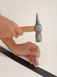 Cinturón delgado con hebilla redonda de metal para mujer de 3 piezas para la vida diaria - Multicolor - Ver 5