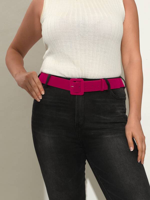 125CM Square Buckle Plus Size Belt SHEIN USA