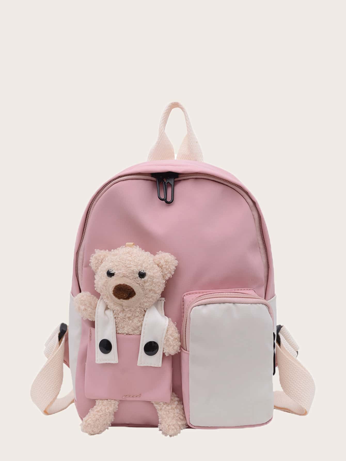 Niñas 3d Mochila con diseño de dibujos animados - Rosa - Ver 1