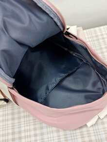 Niñas 3d Mochila con diseño de dibujos animados - Rosa - Ver 6