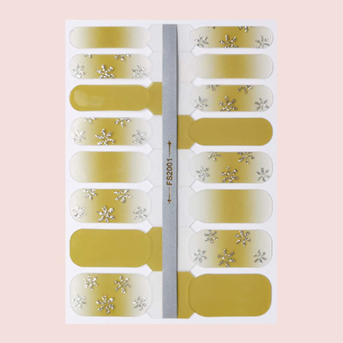

1sheet Ombre Nail Art Sticker, Multicolor