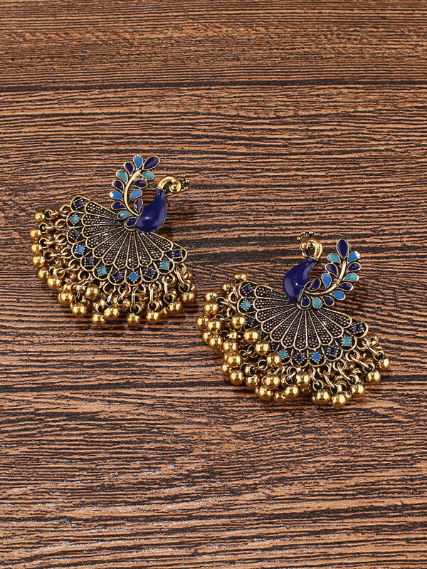 Peacock Decor Earrings