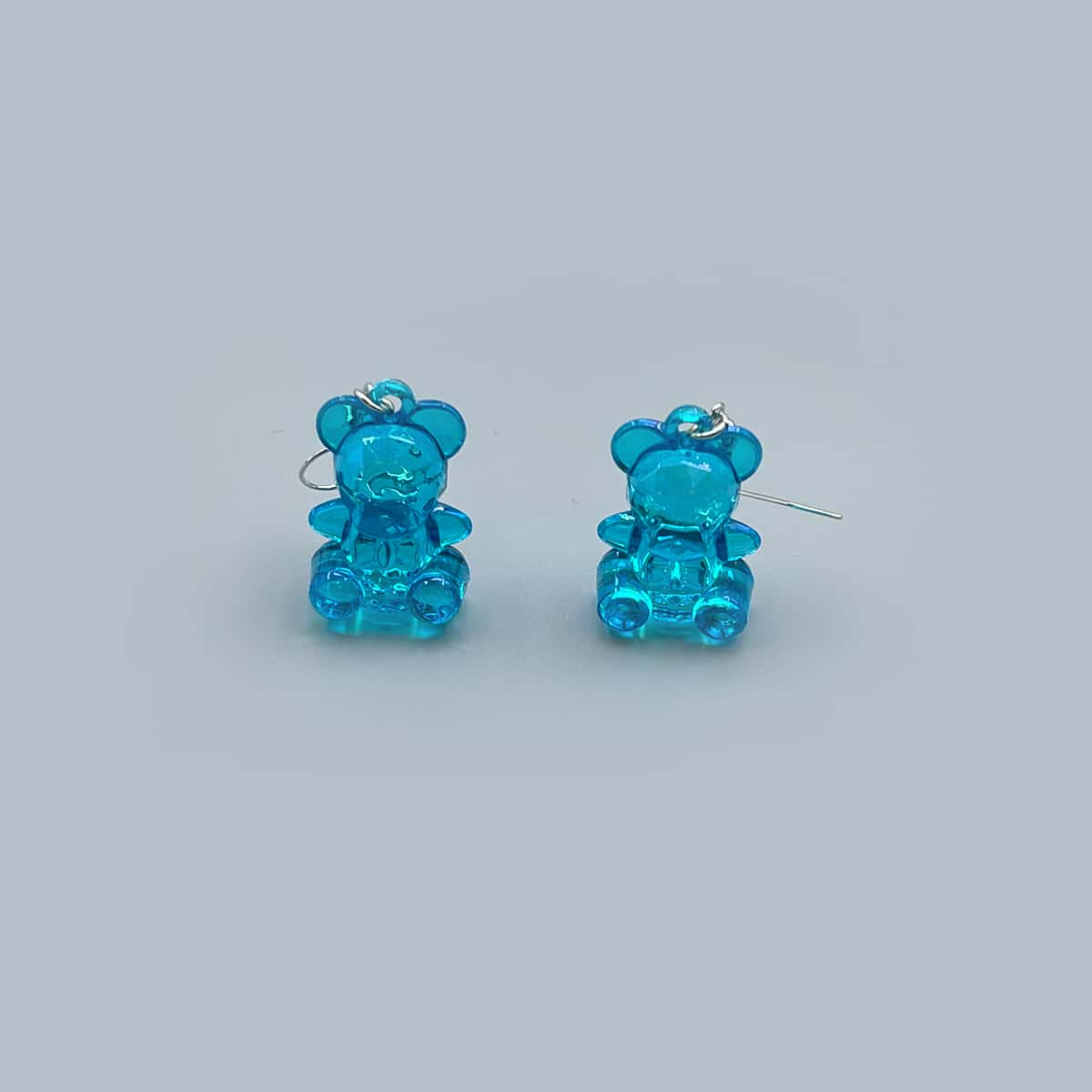 

Bear Drop Earrings, Royal blue