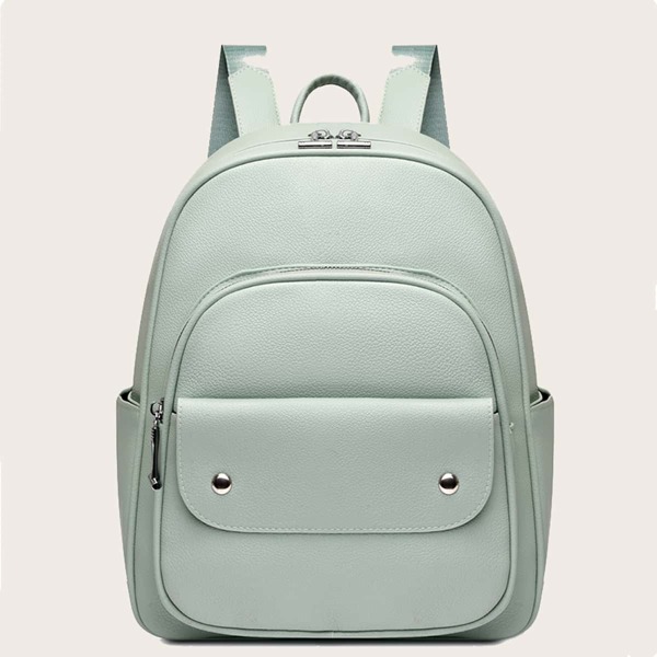 

Minimalist Multi-Compartment Backpack, Green