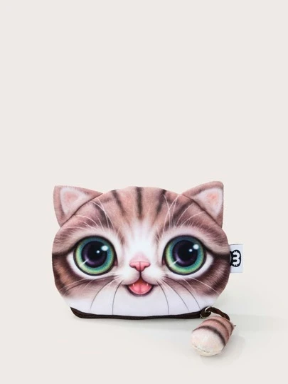 Cat Design Coin Purse