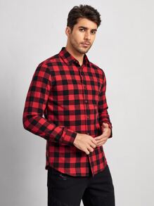 GENTILAND Nam Áo sơ mi Bông Kẻ sọc Trâu - Nhiều màu - Xem 1