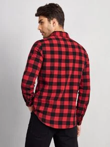 GENTILAND Nam Áo sơ mi Bông Kẻ sọc Trâu - Nhiều màu - Xem 2