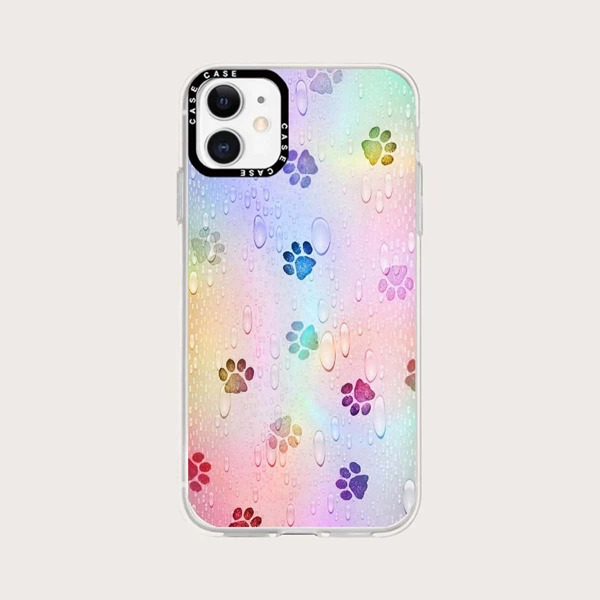 

Paw Print Phone Case, Multicolor