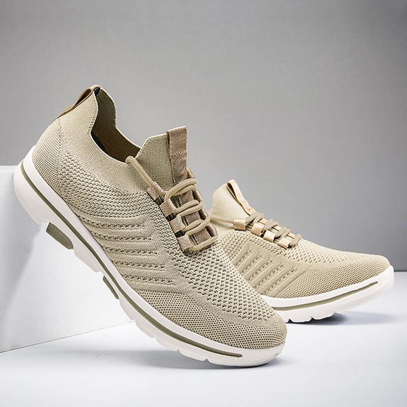 

Guys Minimalist Lace Up Front Sneakers, Khaki
